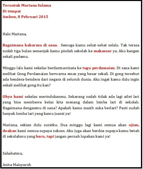 Struktur Dan Komposisi Dalam Surat Pribadi Kosongin Contoh Surat Perjanjian Peminjaman Uang.